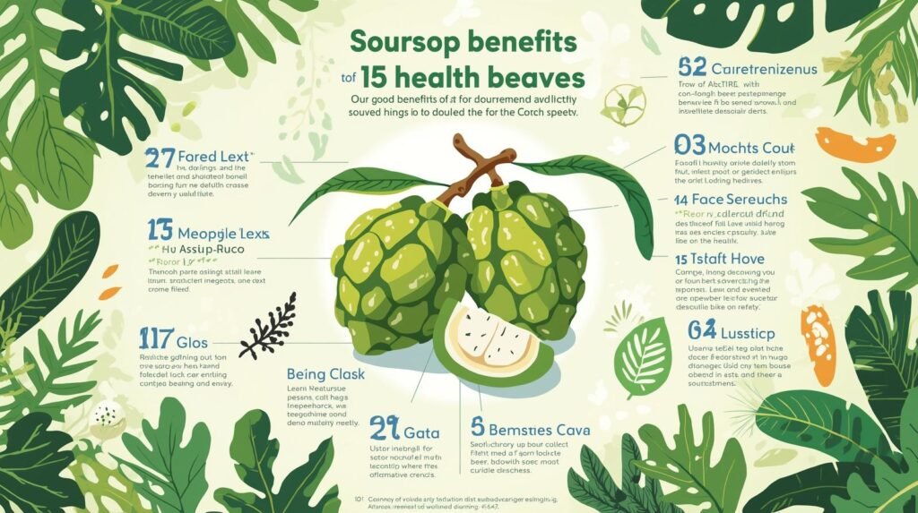 15 Health Benefits of Soursop Leaves + How to Use Them Safely soursop leaves tea health benefits natural remedy